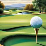 Ethereal Elegance: The Golf Ball in Detail by Mariia Gonchar