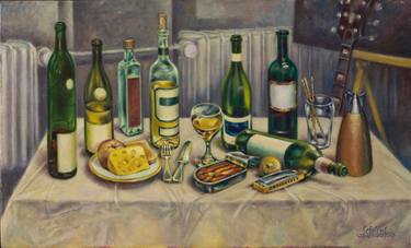 Original Fine Art Food & Drink Paintings by frank schlief