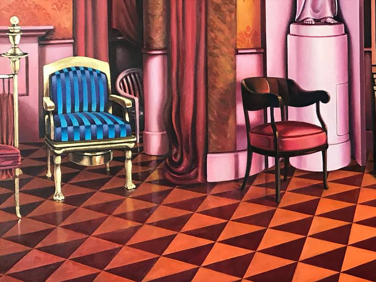 Original Figurative Women Painting by Frank Schlief