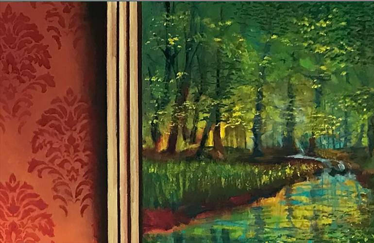 Original Figurative Women Painting by Frank Schlief