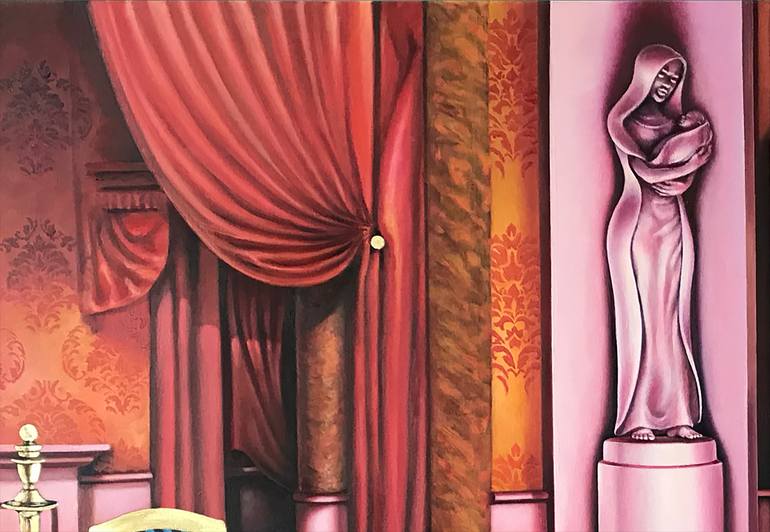 Original Figurative Women Painting by Frank Schlief