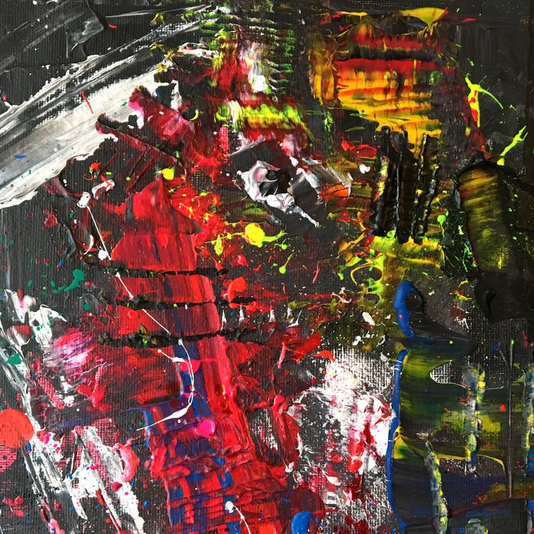 Original Abstract Expressionism Abstract Painting by Alejandro Montaner Dobón