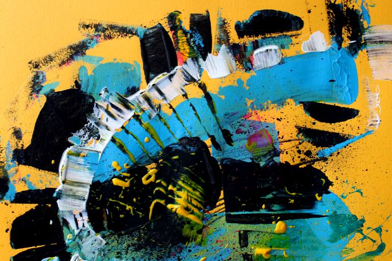 Original Abstract Expressionism Abstract Painting by Alejandro Montaner Dobón