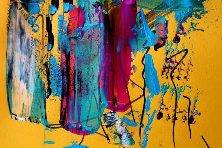 Original Abstract Expressionism Abstract Painting by Alejandro Montaner Dobón