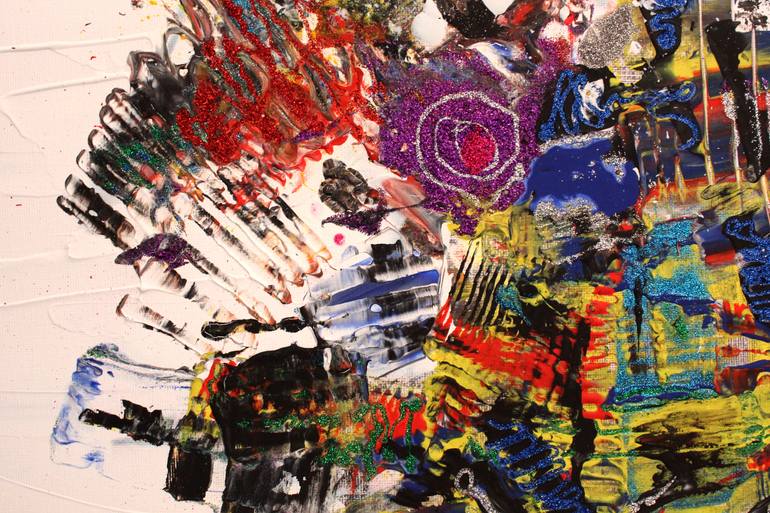 Original Abstract Expressionism Abstract Painting by Alejandro Montaner Dobón