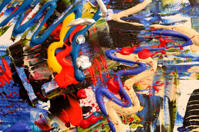Original Abstract Expressionism Abstract Painting by Alejandro Montaner Dobón
