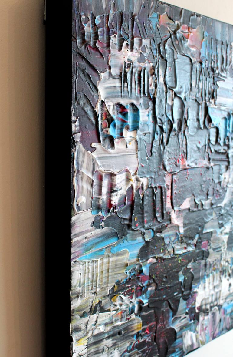 Original Abstract Expressionism Abstract Painting by Alejandro Montaner Dobón