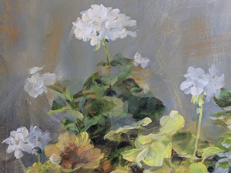 Original Impressionism Floral Painting by Danhui Nai