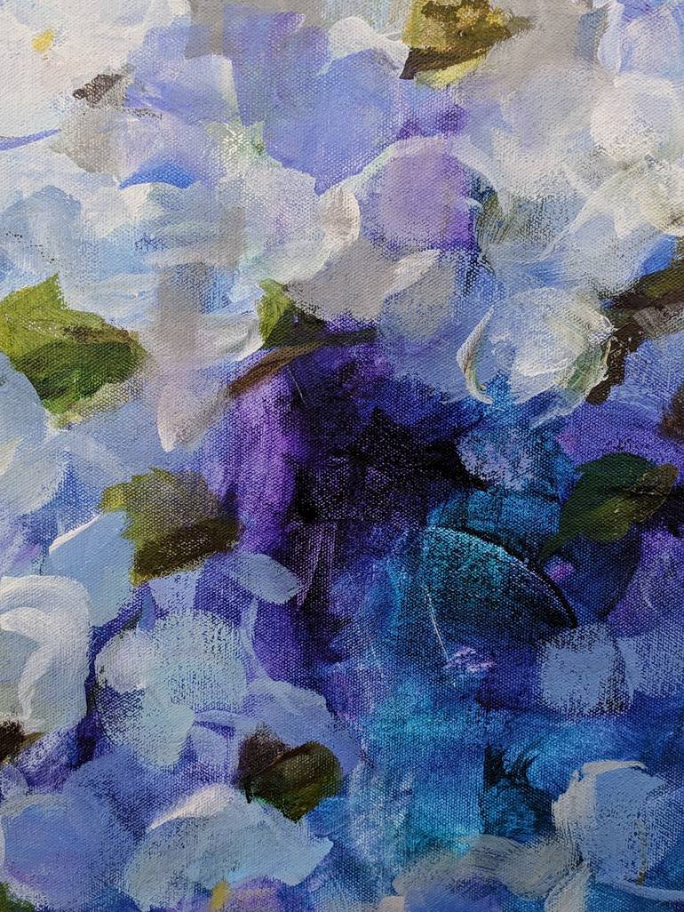 Original Fine Art Floral Painting by Danhui Nai