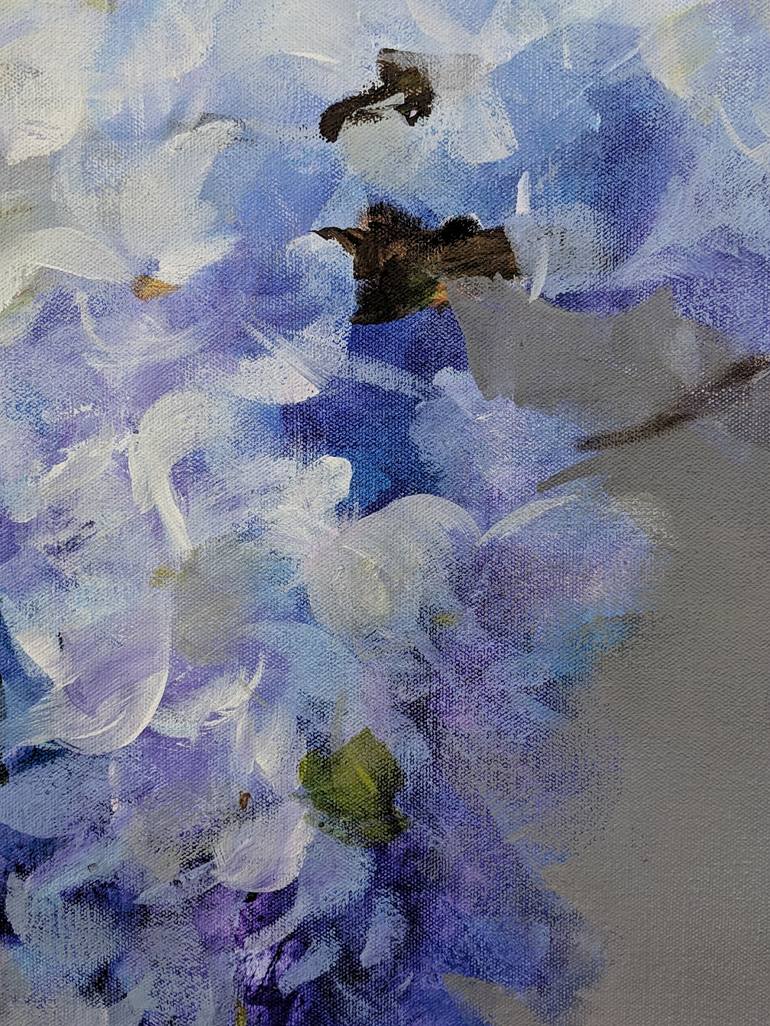 Original Fine Art Floral Painting by Danhui Nai