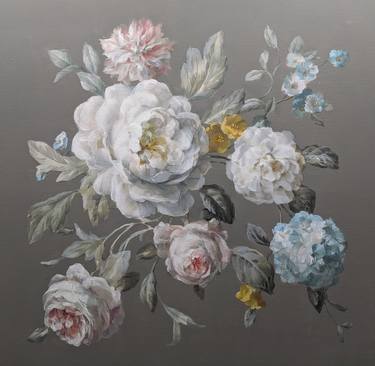 Original Fine Art Floral Paintings by Danhui Nai