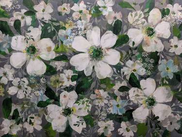 Original Fine Art Floral Paintings by Danhui Nai
