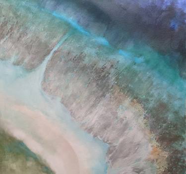 Original Abstract Seascape Paintings by Danhui Nai