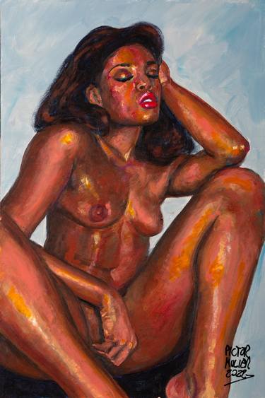 Print of Figurative Erotic Paintings by Pictor Mulier