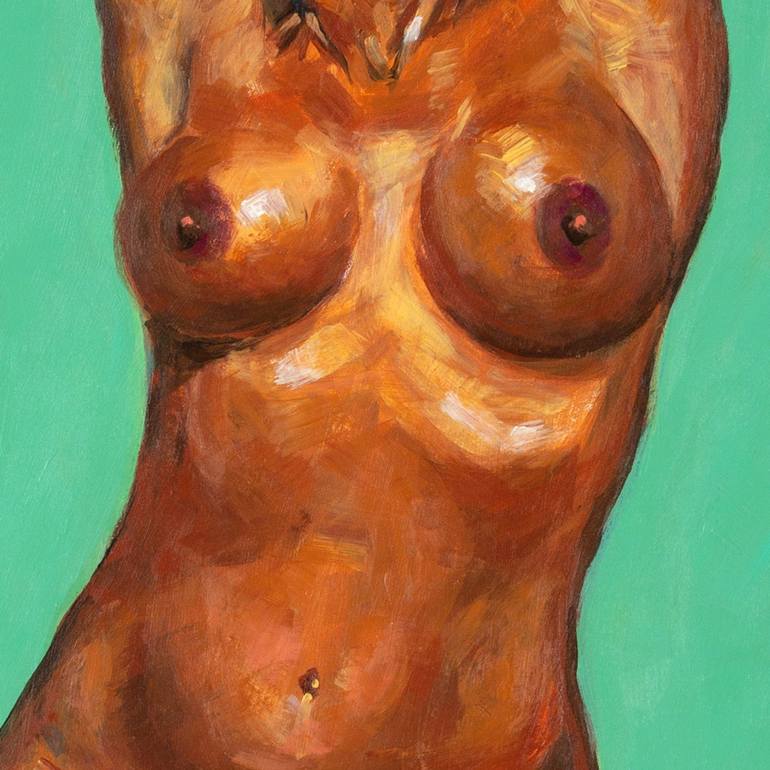 Original Figurative Nude Painting by Pictor Mulier