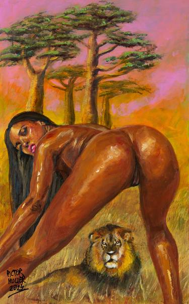 Original Figurative Erotic Paintings by Pictor Mulier