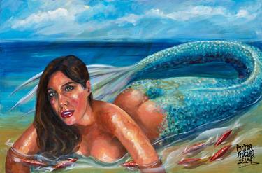 Original Figurative Fantasy Paintings by Pictor Mulier