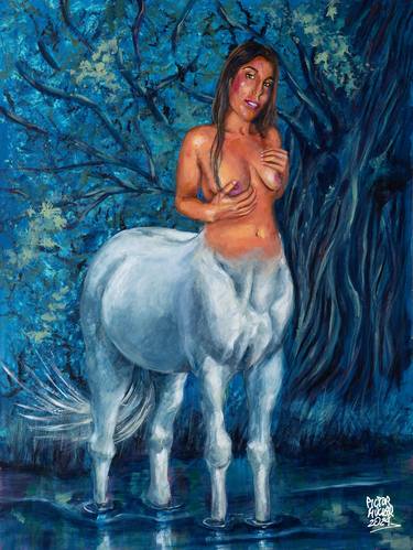 Original Figurative Fantasy Paintings by Pictor Mulier
