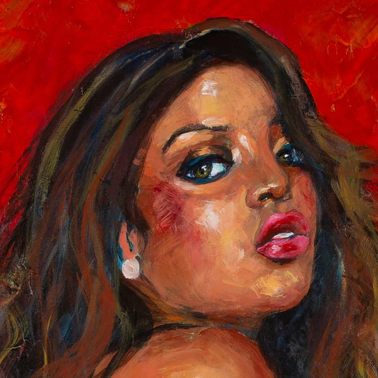 Original Figurative Erotic Painting by Pictor Mulier