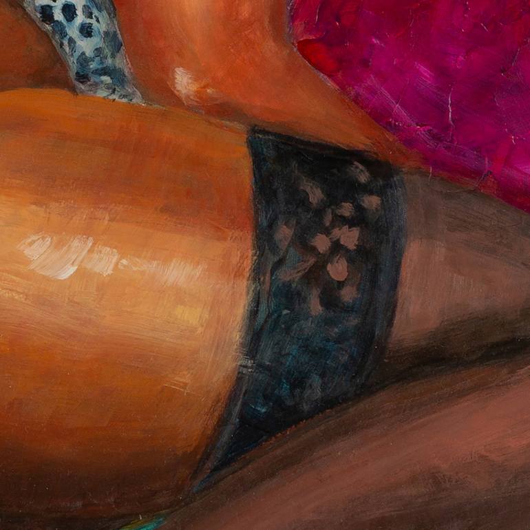 Original Figurative Erotic Painting by Pictor Mulier