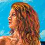Vienna loves dolphins and the sea. I have painted this for that.