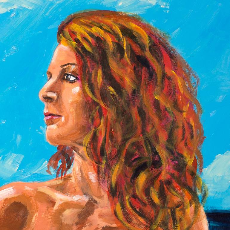 Original Realism Erotic Painting by Pictor Mulier