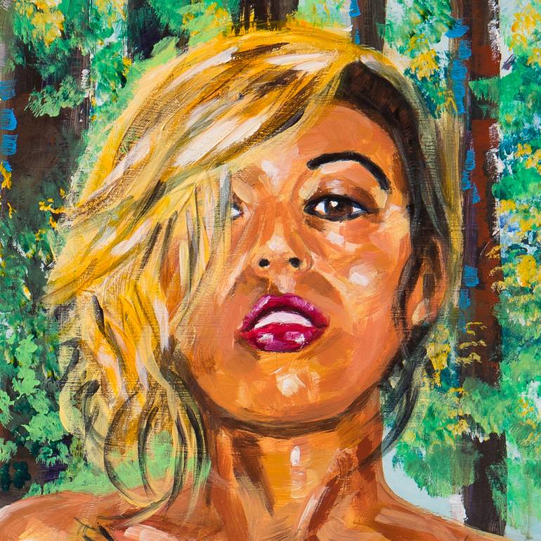 Original Figurative Erotic Painting by Pictor Mulier