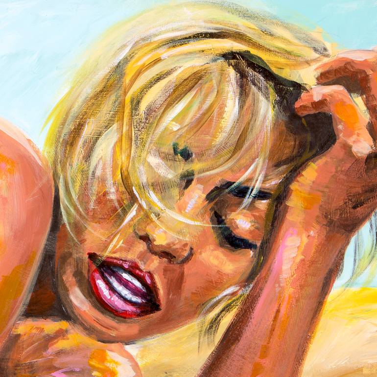 Original Realism Erotic Painting by Pictor Mulier