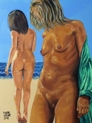 Original Figurative Erotic Paintings by Pictor Mulier