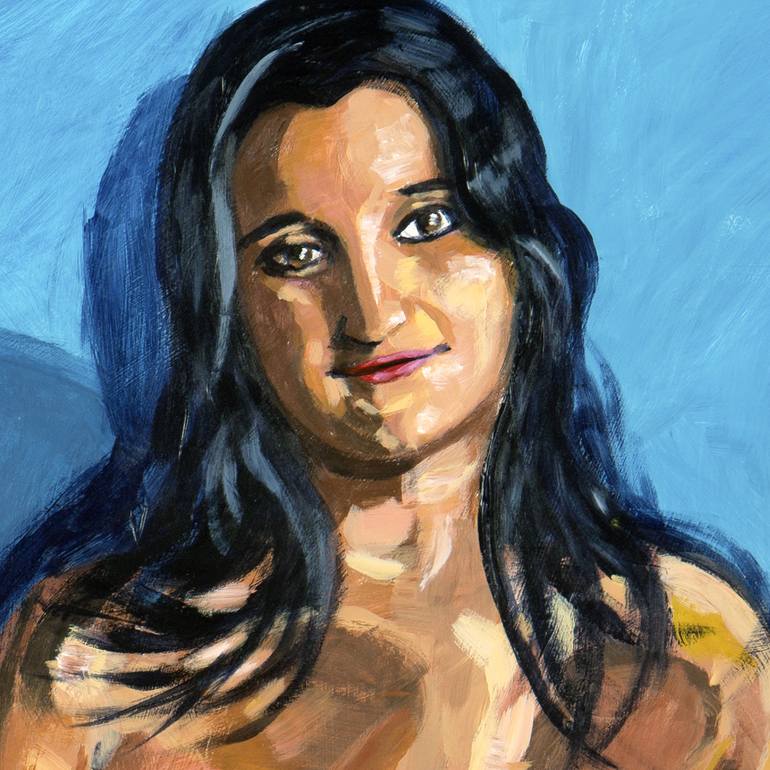 Original Figurative Nude Painting by Pictor Mulier