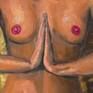 This painting is part of the group of "Historical erotic scenes". This is a project I am doing.