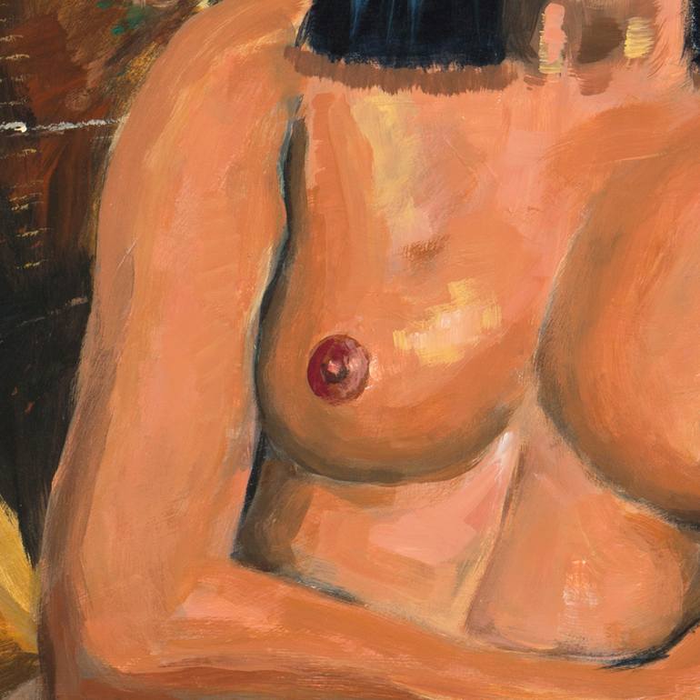 Original Realism Nude Painting by Pictor Mulier