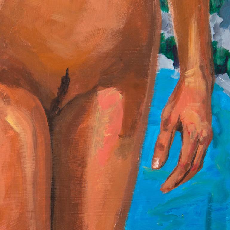 Original Realism Nude Painting by Pictor Mulier