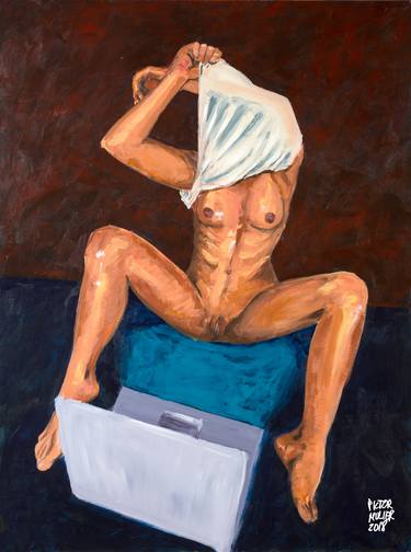 Original Realism Erotic Paintings by Pictor Mulier