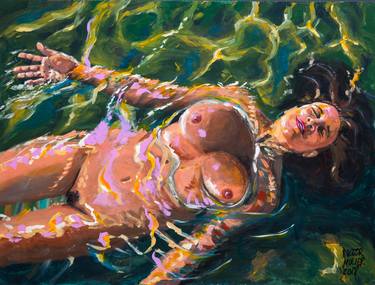 Original Impressionism Nude Paintings by Pictor Mulier