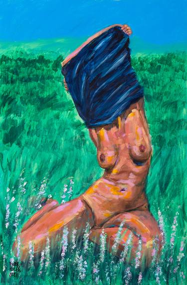 Original Impressionism Nude Paintings by Pictor Mulier