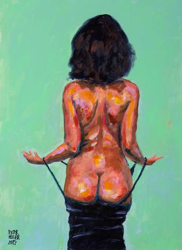 Original Impressionism Erotic Paintings by Pictor Mulier