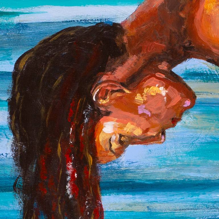 Original Impressionism Nude Painting by Pictor Mulier