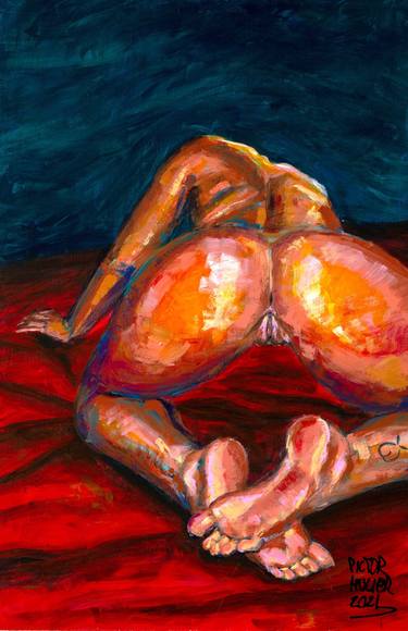 Original Impressionism Erotic Paintings by Pictor Mulier