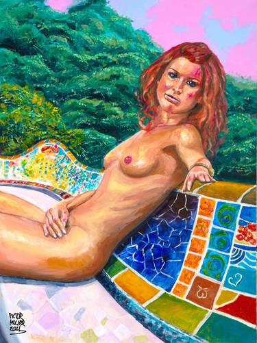 Original Realism Nude Paintings by Pictor Mulier