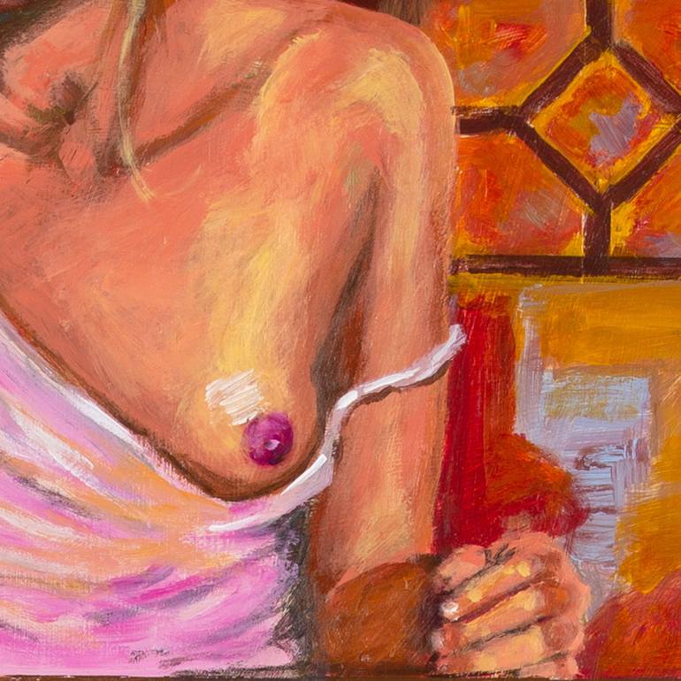 Original Figurative Erotic Painting by Pictor Mulier