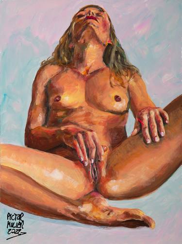 Original Figurative Erotic Paintings by Pictor Mulier