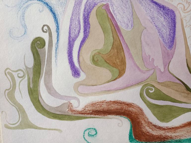 Original Painterly Abstraction Nature Painting by Aakash Mali