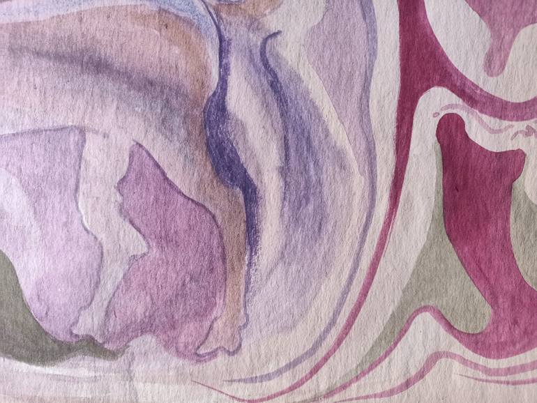 Original Painterly Abstraction Classical Mythology Painting by Aakash Mali