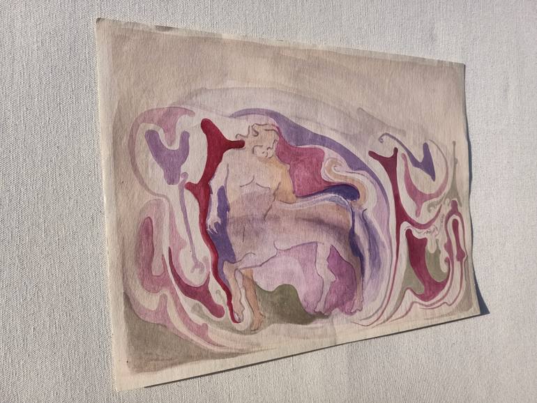 Original Painterly Abstraction Classical Mythology Painting by Aakash Mali