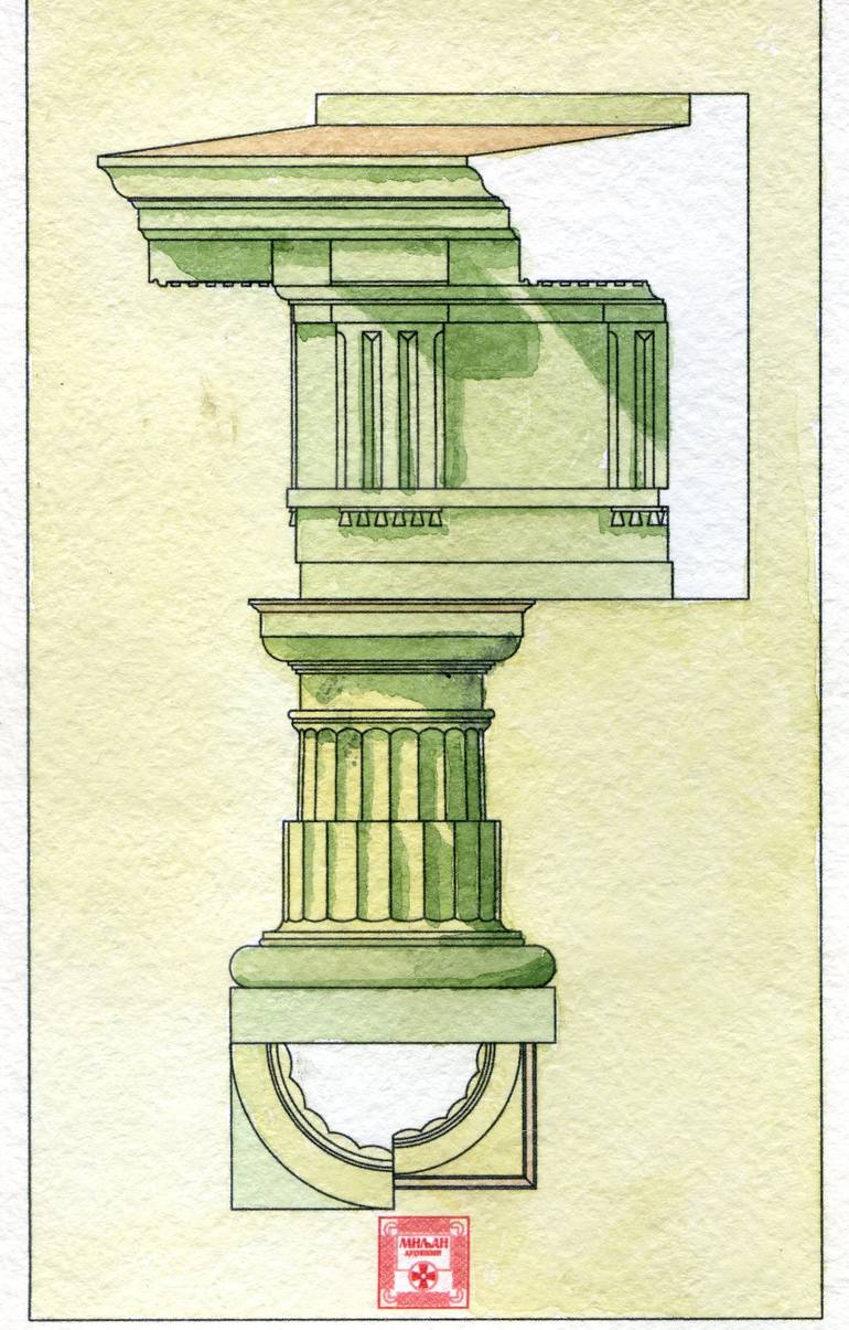 Roman Doric Order 3 - Print