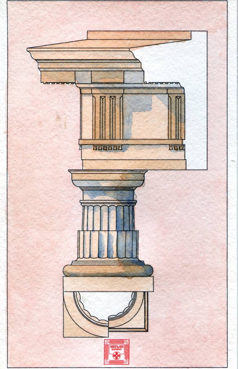 Roman Doric Order 4 - Print