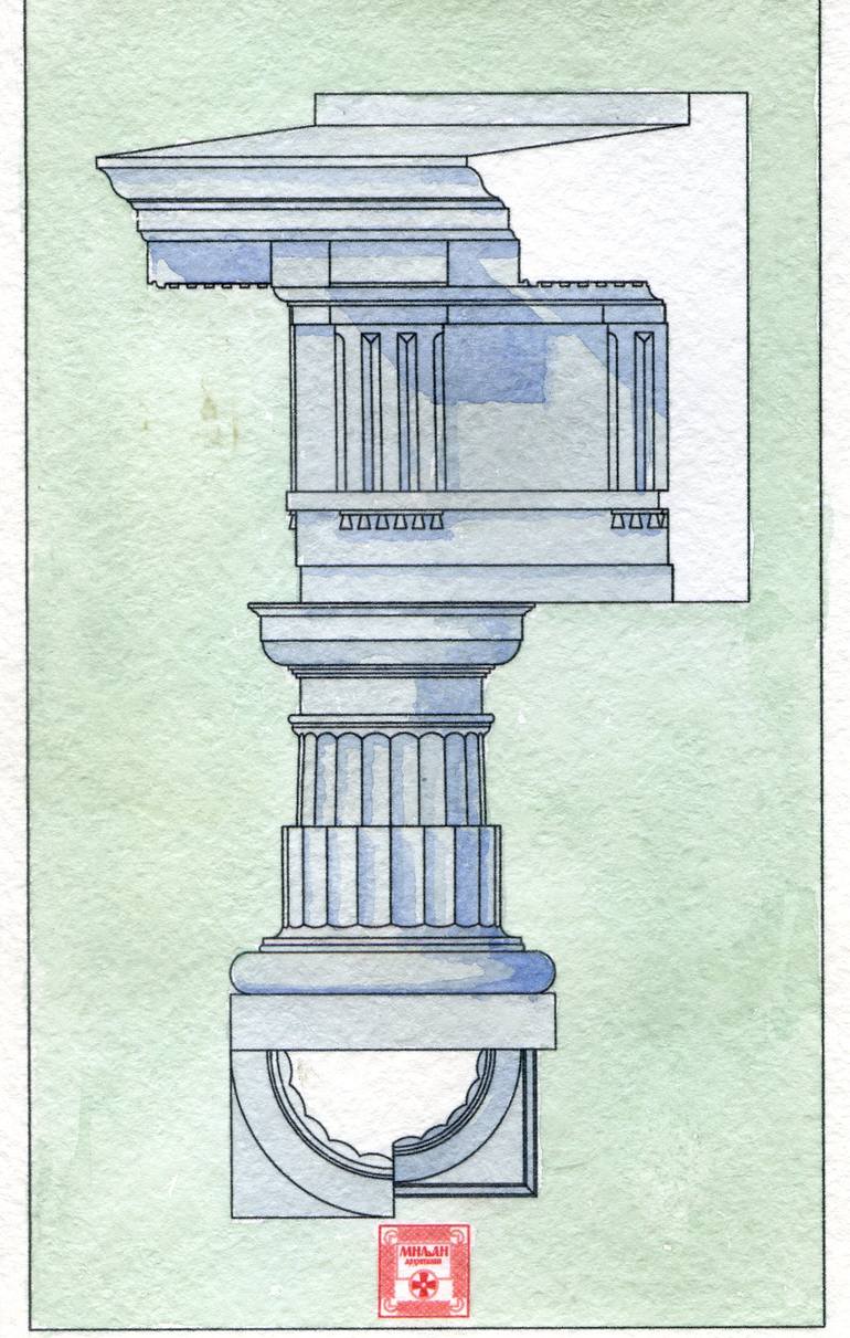 Roman Doric Order 6 - Print