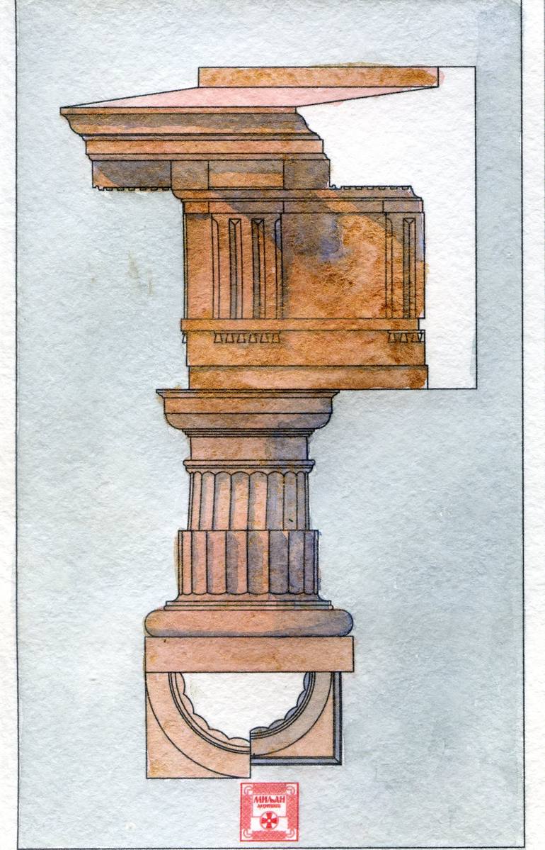 Roman Doric Order 7 - Print
