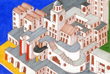 Print of Architecture Drawings by Milyan Radonyich